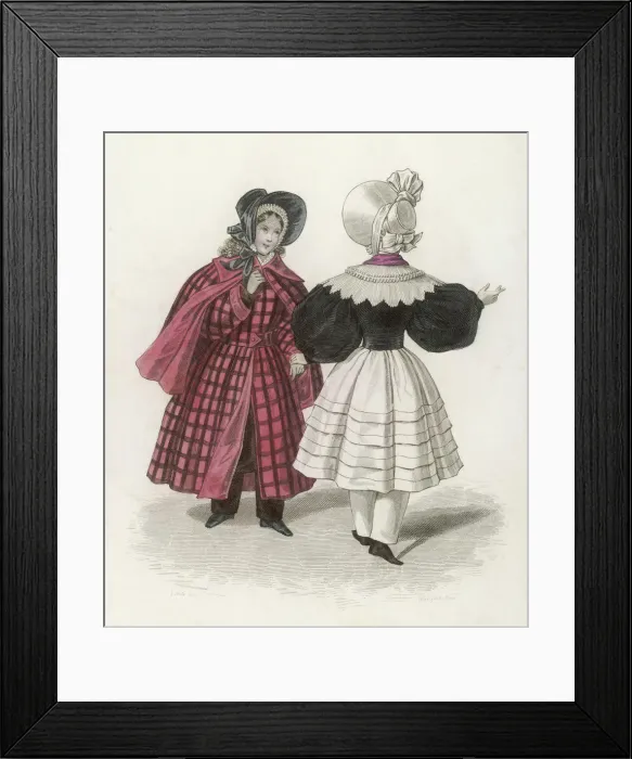 Framed Print : OUTDOOR GIRLS 1832 Framed Print : OUTDOOR GIRLS 1832