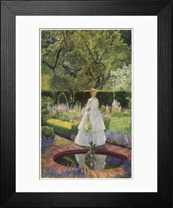 Framed Print : FEMALE TYPE / GARDEN 19C Framed Print : FEMALE TYPE / GARDEN 19C