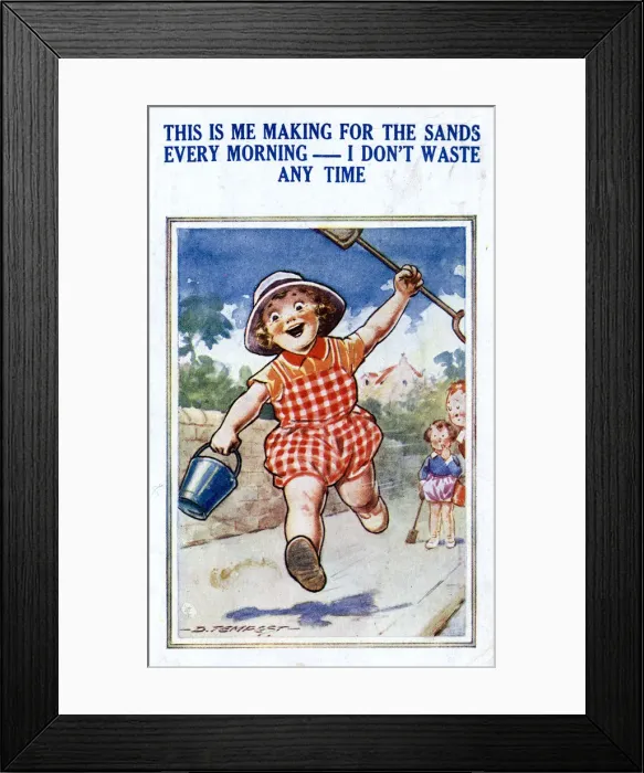 Framed Print : MAKING FOR THE SANDS Framed Print : MAKING FOR THE SANDS