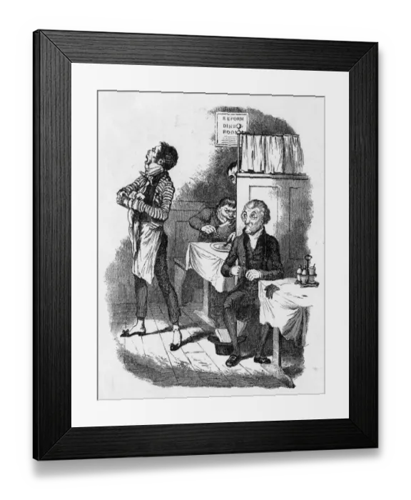 Framed Print : WAITER SHOUTS 1835 Framed Print : WAITER SHOUTS 1835