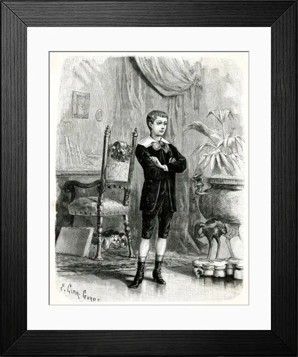 Framed Print : FRENCH VELVET SUIT 1881 Framed Print : FRENCH VELVET SUIT 1881