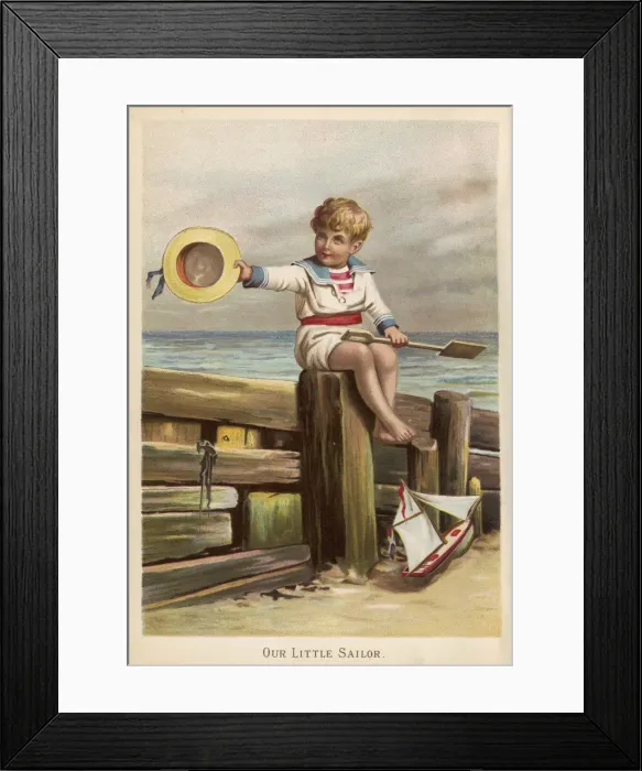 Framed Print : Our Little Sailor - 1890 Framed Print : Our Little Sailor - 1890