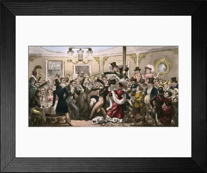 Framed Print : SOCIAL / OYSTER SALOON 19C Framed Print : SOCIAL / OYSTER SALOON 19C