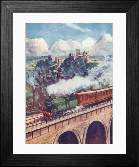 Framed Print : PASSING DURHAM 1918 Framed Print : PASSING DURHAM 1918