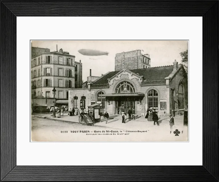 Framed Print : St Ouen Station, Paris, France Framed Print : St Ouen Station, Paris, France