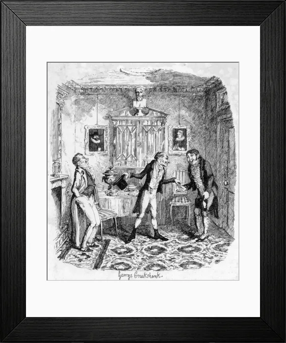 Framed Print : DICKENS / THE BROKERS MAN Framed Print : DICKENS / THE BROKERS MAN