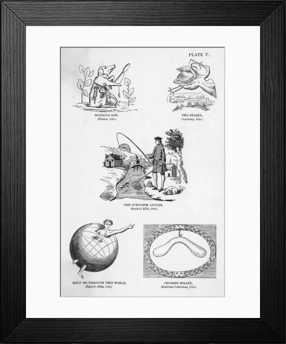 Framed Print : OLD PUB SIGNS (PLATE 5) Framed Print : OLD PUB SIGNS (PLATE 5)