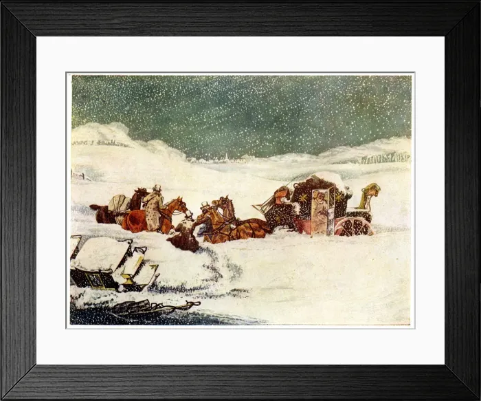 Framed Print : BIRMINGHAM MAIL IN SNOW Framed Print : BIRMINGHAM MAIL IN SNOW