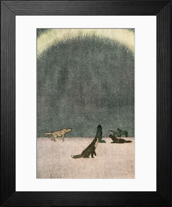 Framed Print : CALL OF THE WILD / HOWLING Framed Print : CALL OF THE WILD / HOWLING