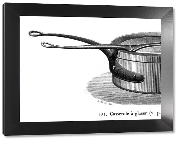 A metal Casserole pan - 19th century