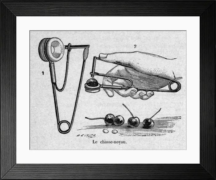 Framed Print : Cherry Stoner - 1896 Framed Print : Cherry Stoner - 1896