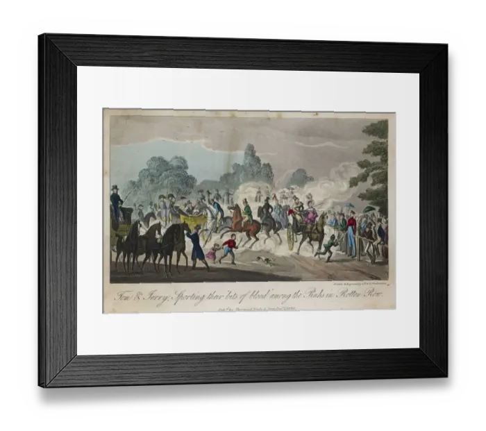 Framed Print : EGAN / LIFE IN LONDON / 1821 Framed Print : EGAN / LIFE IN LONDON / 1821