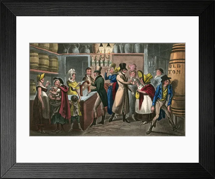 Framed Print : EGAN / LIFE IN LONDON / 1820 Framed Print : EGAN / LIFE IN LONDON / 1820