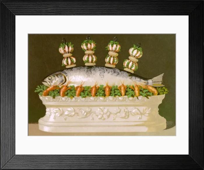 Framed Print : SALMON W / MAYONNAISE Framed Print : SALMON W / MAYONNAISE