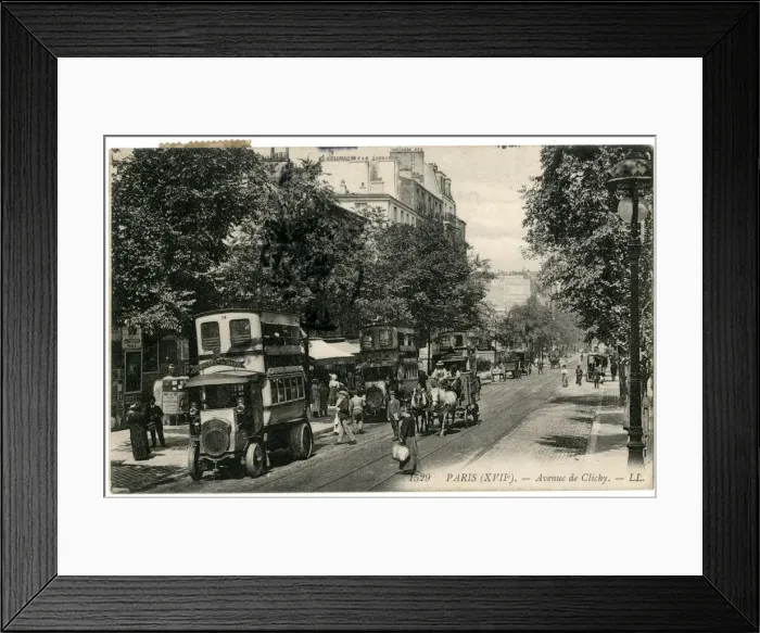 Framed Print : Avenue de Clichy, Paris, France Framed Print : Avenue de Clichy, Paris, France
