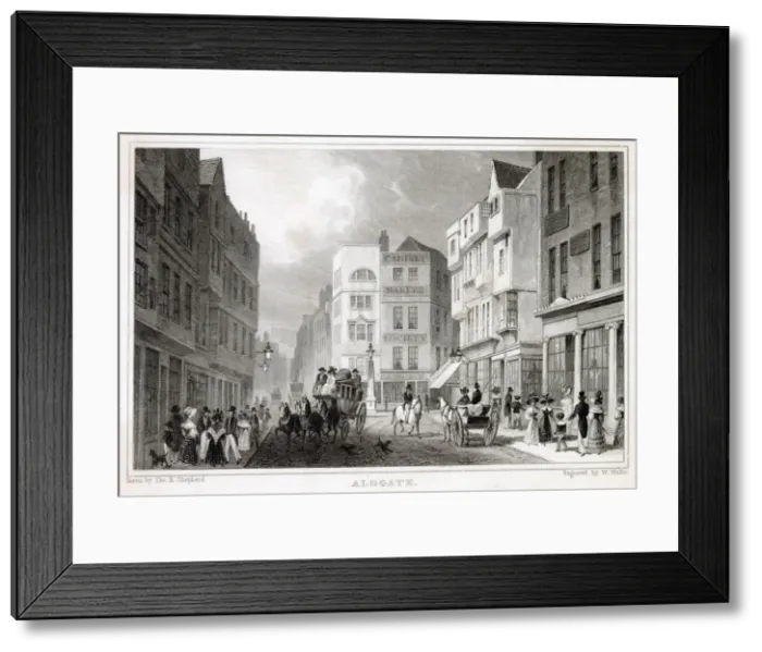 Framed Print : COACH, CARRIAGE ALDGATE Framed Print : COACH, CARRIAGE ALDGATE
