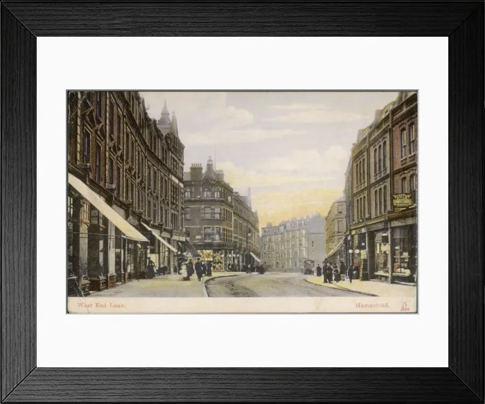 Framed Print : Suburban Street London Framed Print : Suburban Street London