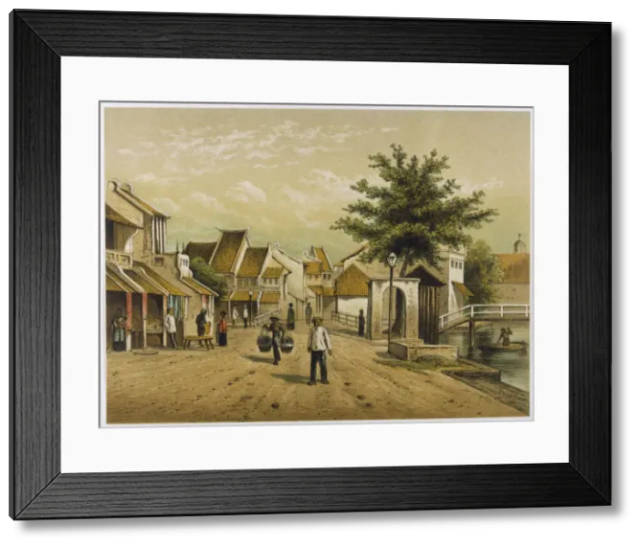 Framed Print : Djakarta Chinese Quarter Framed Print : Djakarta Chinese Quarter