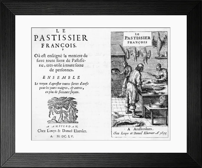 Framed Print : FRENCH PASTRY BOOK C17 Framed Print : FRENCH PASTRY BOOK C17