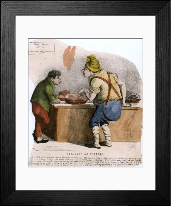 Framed Print : DODGY RESTAURANT COOK Framed Print : DODGY RESTAURANT COOK