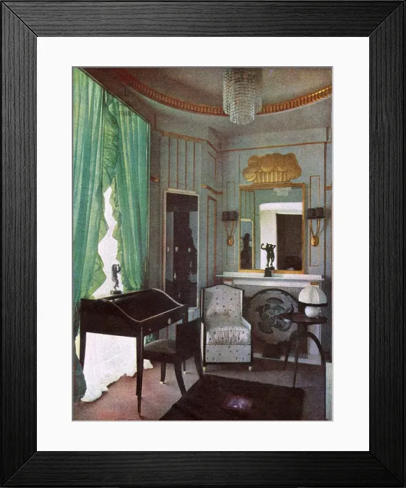 Framed Print : BOUDOIR / 1925 Framed Print : BOUDOIR / 1925