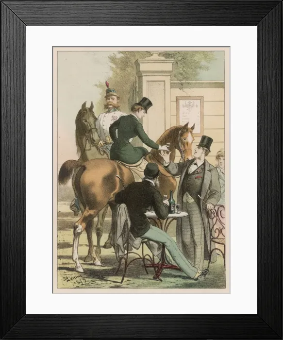 Framed Print : STIRRUP CUP DRINK 1879 Framed Print : STIRRUP CUP DRINK 1879