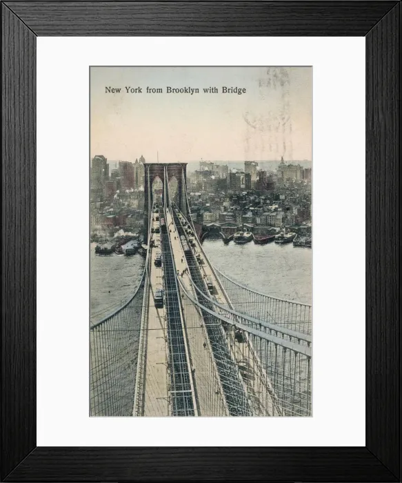 Framed Print : Brooklyn Bridge Ny Framed Print : Brooklyn Bridge Ny