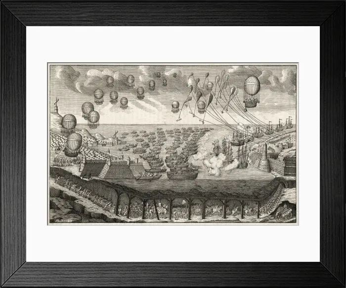 Framed Print : Channel Tunnel in 1803 Framed Print : Channel Tunnel in 1803