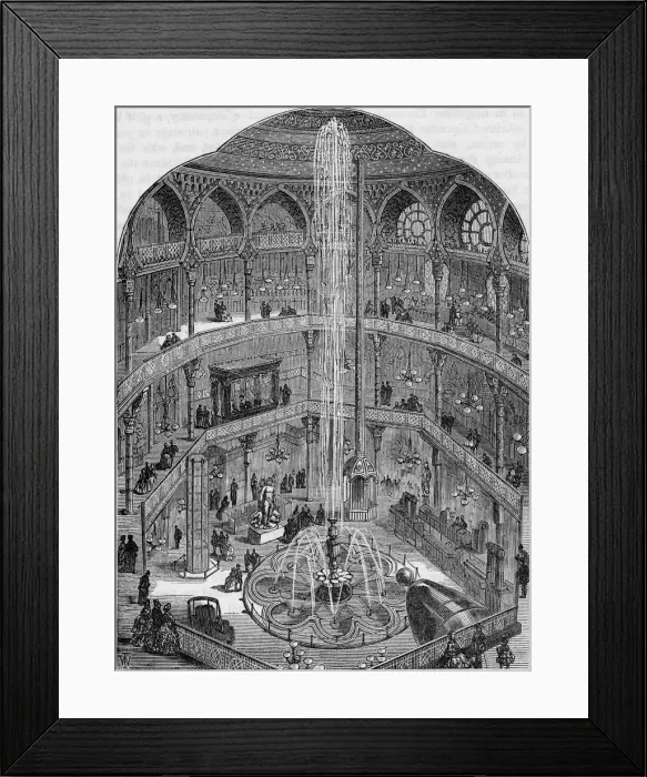 Framed Print : PANOPTICAN, LONDON 1854 Framed Print : PANOPTICAN, LONDON 1854