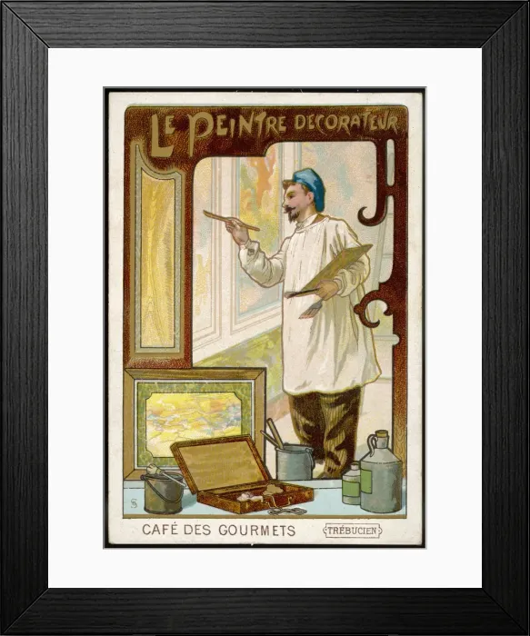 Framed Print : A PAINTER AND DECORATOR Framed Print : A PAINTER AND DECORATOR
