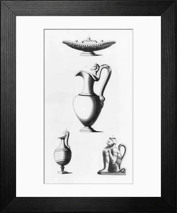 Framed Print : FOUR ROMAN WINE VESSELS Framed Print : FOUR ROMAN WINE VESSELS