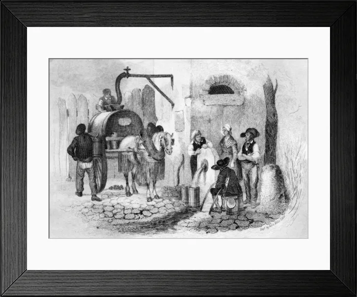 Framed Print : GLASGOW WATER CARRIER Framed Print : GLASGOW WATER CARRIER