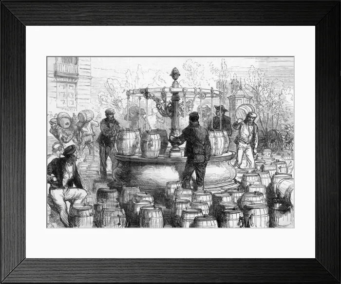 Framed Print : SPANISH AGUADORES 1876 Framed Print : SPANISH AGUADORES 1876