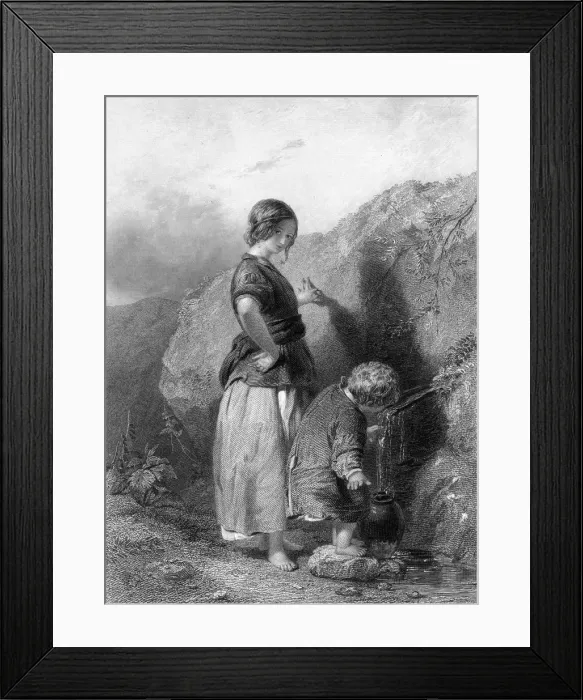 Framed Print : A MOUNTAIN SPRING