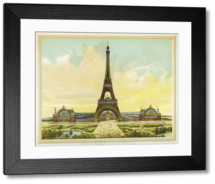 Framed Print : COLOURFUL EIFFEL TOWER Framed Print : COLOURFUL EIFFEL TOWER