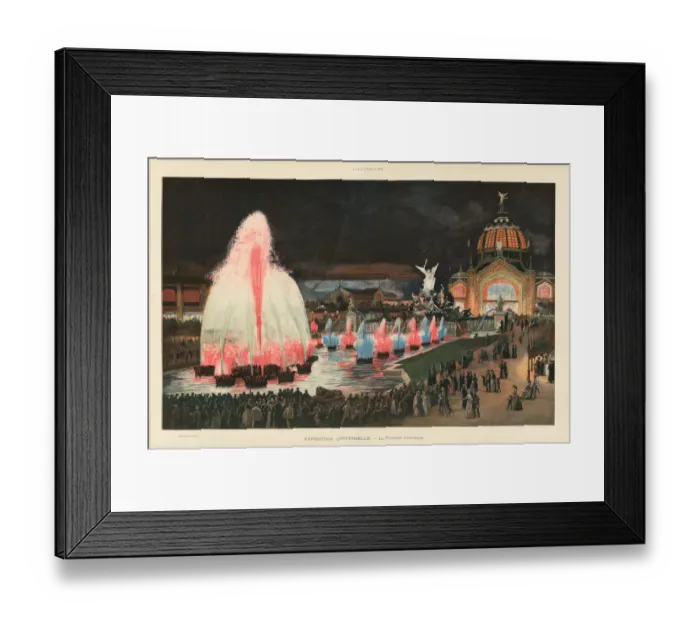 Framed Print : FOUNTAIN / EXHIBITION Framed Print : FOUNTAIN / EXHIBITION
