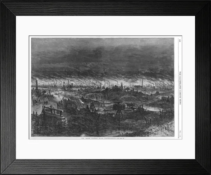 Framed Print : WOLVERHAMPTON POLLUTION Framed Print : WOLVERHAMPTON POLLUTION