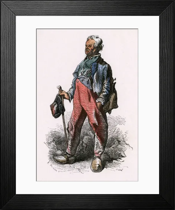 Framed Print : A FRENCH VAGABOND Framed Print : A FRENCH VAGABOND
