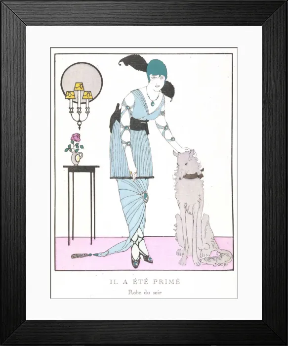 Framed Print : Tunic Dress - Wolfhound Framed Print : Tunic Dress - Wolfhound