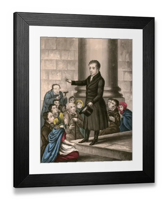 Framed Print : REV. MATHEW GIVES PLEDGE Framed Print : REV. MATHEW GIVES PLEDGE
