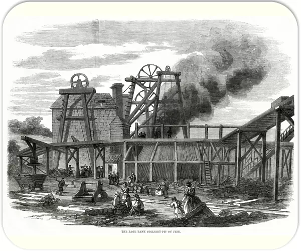 Page Bank Colliery, fire 1858