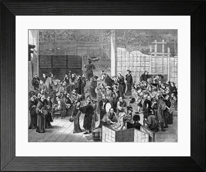 Framed Print : JAPANESE GREEN ROOM Framed Print : JAPANESE GREEN ROOM