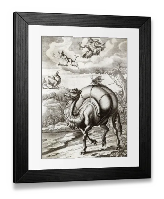 Framed Print : MERCURY AND THE CAMEL Framed Print : MERCURY AND THE CAMEL