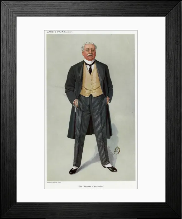 Framed Print : Frock Coated Gent 1909 Framed Print : Frock Coated Gent 1909