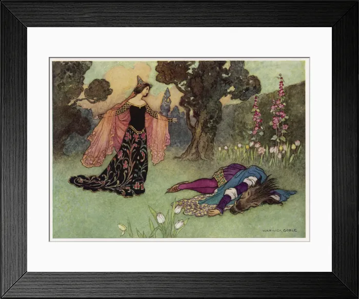 Framed Print : Beauty and the Beast Framed Print : Beauty and the Beast