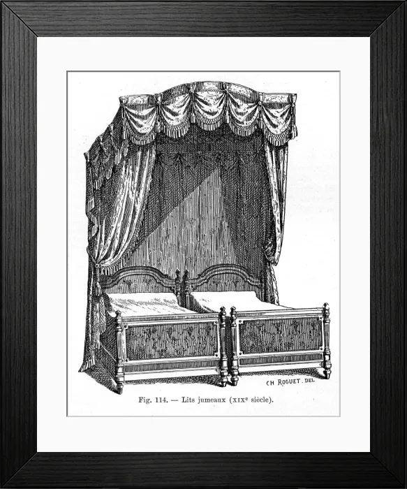 Framed Print : TWO BEDS IN ONE Framed Print : TWO BEDS IN ONE