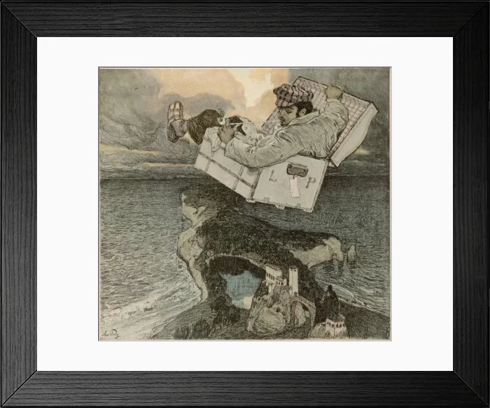 Framed Print : THE FLYING TRUNK Framed Print : THE FLYING TRUNK