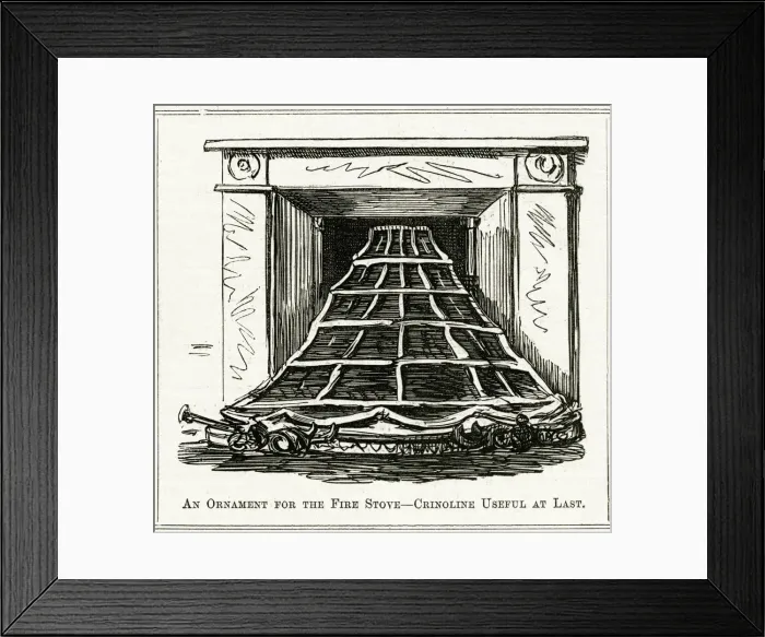 Framed Print : USE FOR CRINOLINES