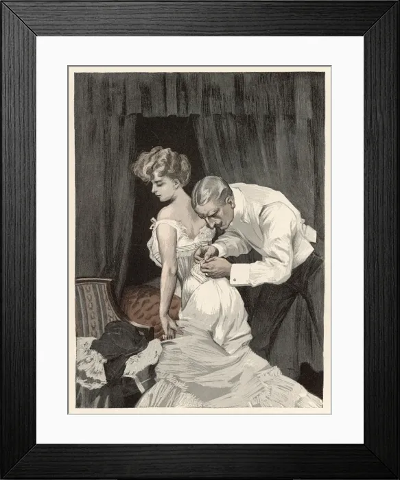 Framed Print : Corset - Reznicek 1908 Framed Print : Corset - Reznicek 1908