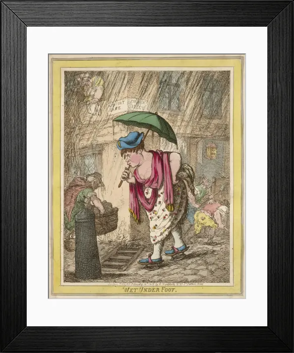 Framed Print : Shoes - Pattens 1812 Framed Print : Shoes - Pattens 1812